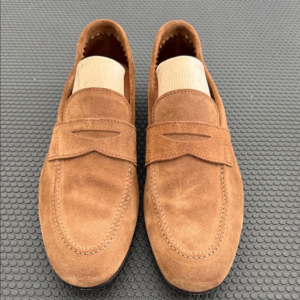 Jack Erwin Men’s Tan Suede Loafers